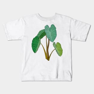 Kalo (Taro) Plant Kids T-Shirt